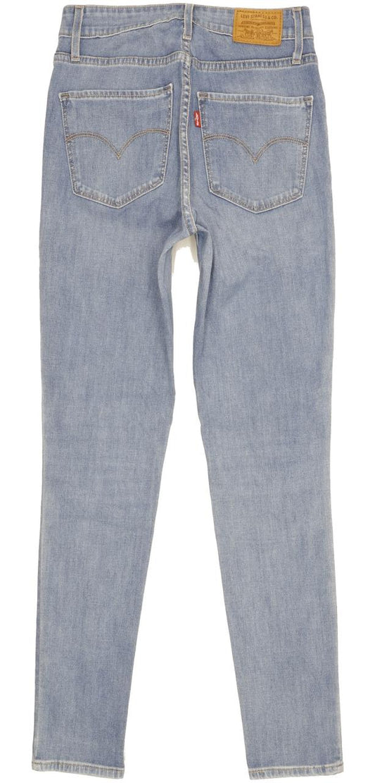 Levi's 721 Women Blue Skinny Slim Stretch Jeans W26 L28