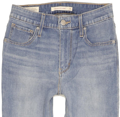 Levi's 721 Women Blue Skinny Slim Stretch Jeans W26 L28