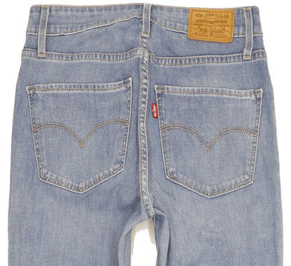 Levi's 721 Women Blue Skinny Slim Stretch Jeans W26 L28