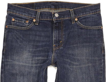 Levi's 511 Men Blue Straight Slim Stretch Jeans W30 L31