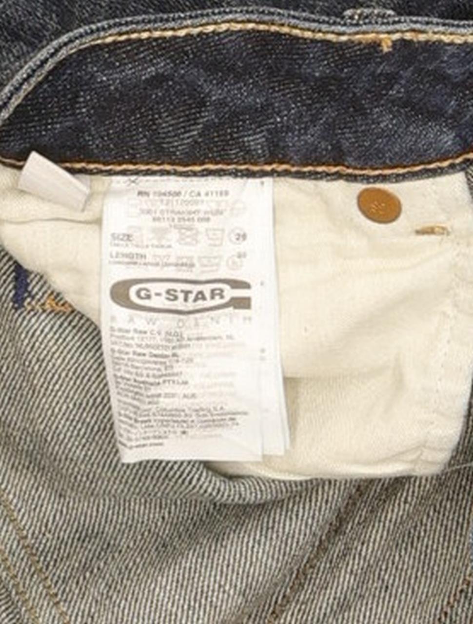 G-Star 3301 Women Blue Straight Slim Stretch Jeans W26 L29