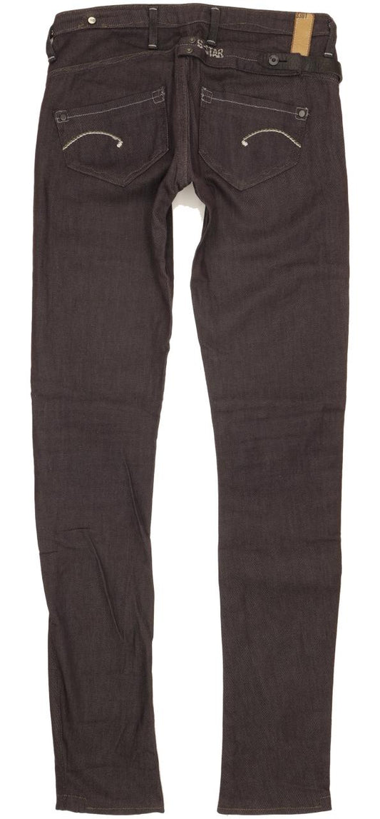 G-Star 3301 Women Navy Skinny Slim Stretch Jeans W26 L33