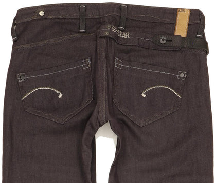 G-Star 3301 Women Navy Skinny Slim Stretch Jeans W26 L33