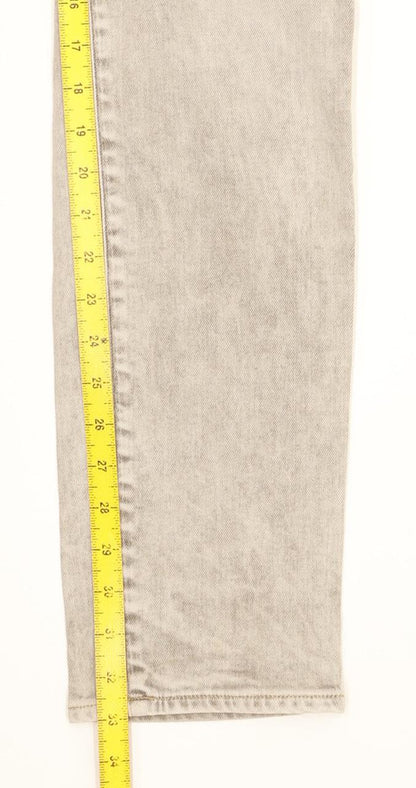 G-Star 3301 Men Grey Tapered Slim Stretch Jeans W36 L33