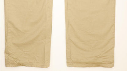Lee Men Beige Straight Regular Chino Jeans W33 L32