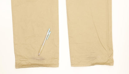 Lee Men Beige Straight Regular Chino Jeans W33 L32