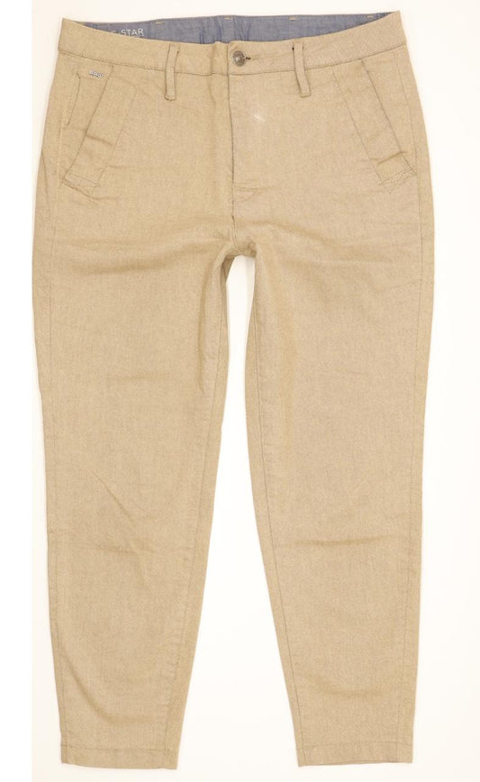 G-Star Bronson Women Beige Skinny Slim Chino Stretch Jeans W27 L30