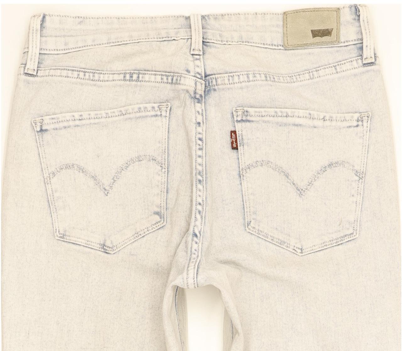 Levi's Women Blue Skinny Slim Stretch Jeans W27 L30