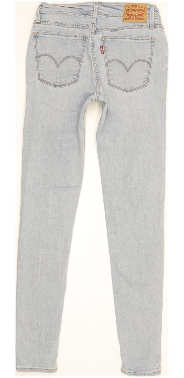 Levi's 710 Super Women Blue Skinny Slim Stretch Jeans W26 L29