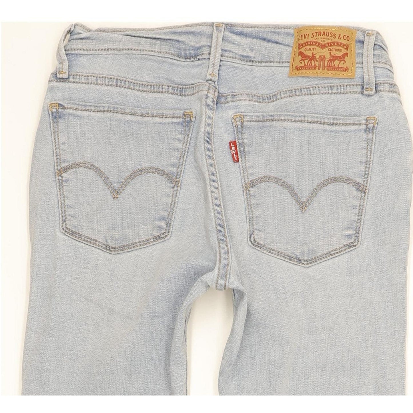 Levi's 710 Super Women Blue Skinny Slim Stretch Jeans W26 L29