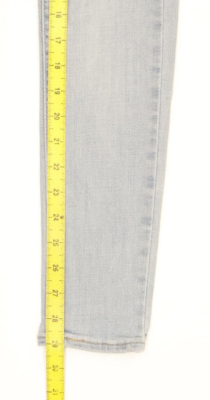 Levi's 710 Super Women Blue Skinny Slim Stretch Jeans W26 L29