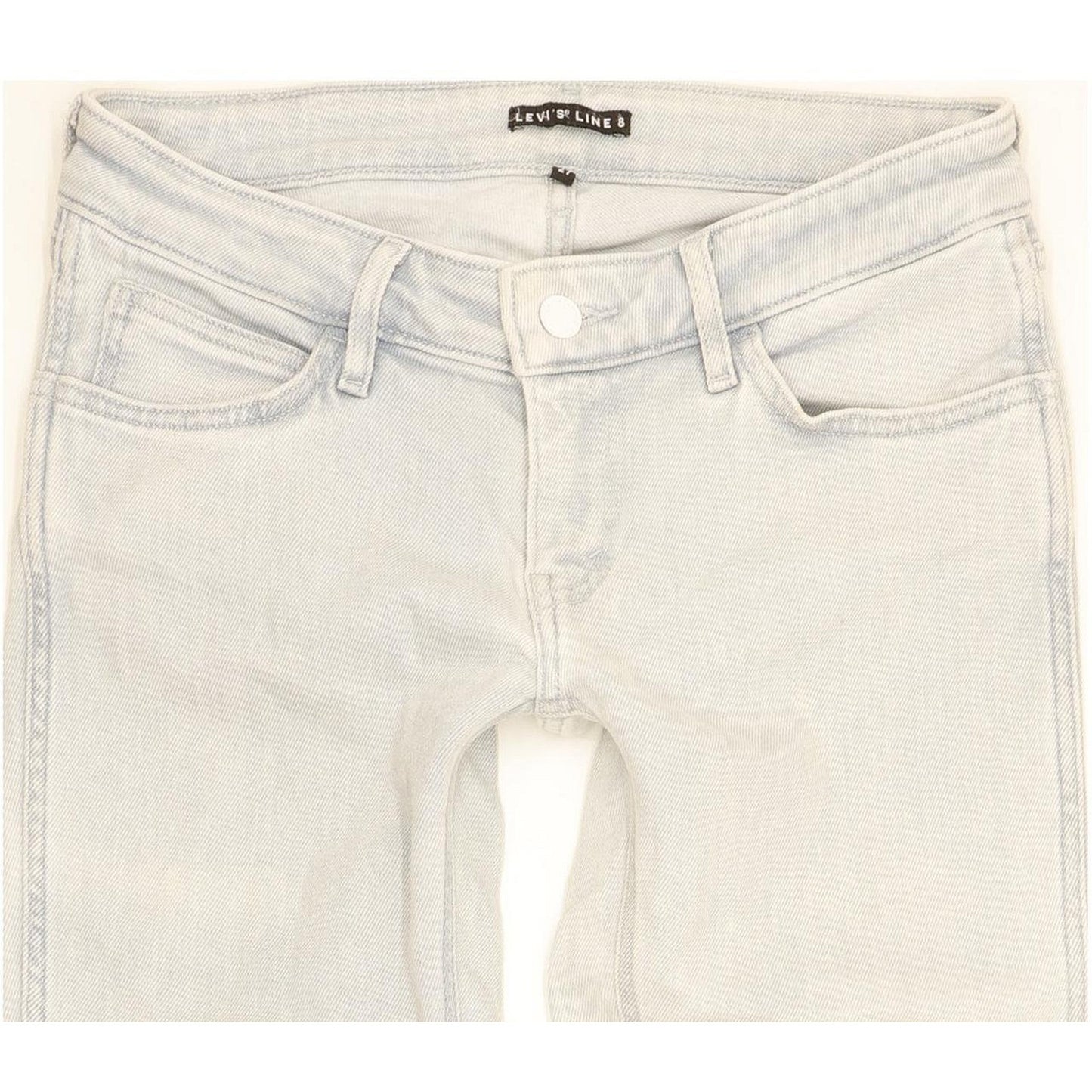 Levi's Line 8 Women Blue Skinny Slim Jeans W27 L28