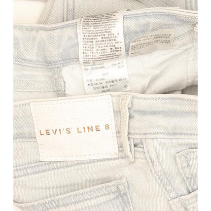 Levi's Line 8 Women Blue Skinny Slim Jeans W27 L28