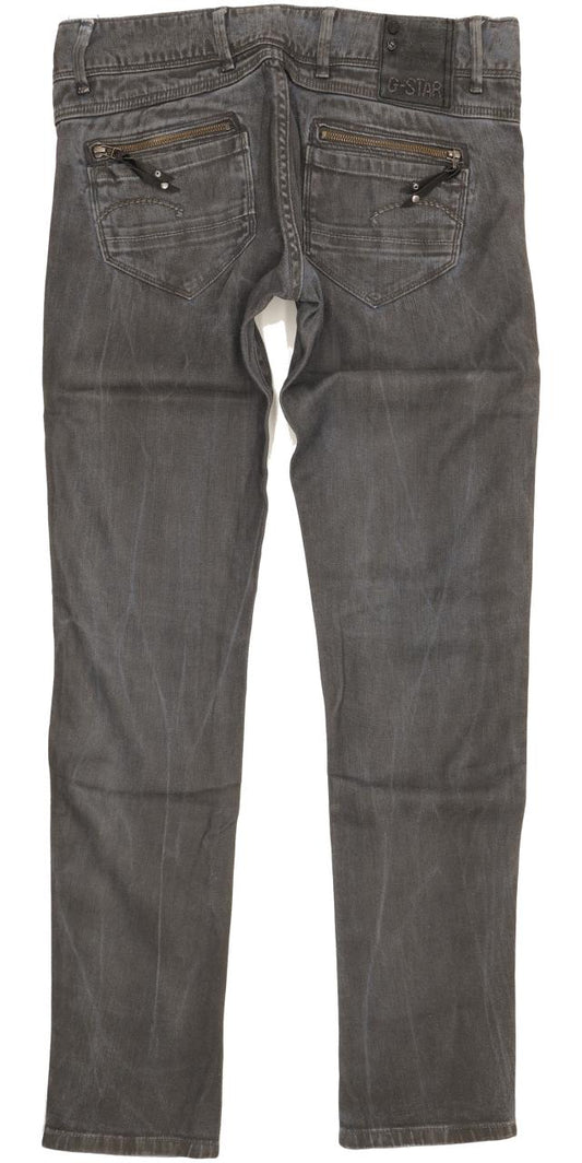 G-Star Fender Women Grey Skinny Slim Stretch Jeans W31 L34