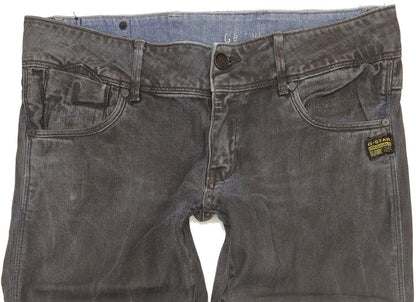 G-Star Fender Women Grey Skinny Slim Stretch Jeans W31 L34