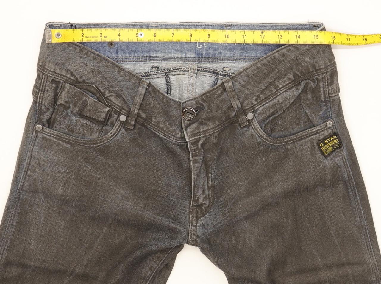 G-Star Fender Women Grey Skinny Slim Stretch Jeans W31 L34