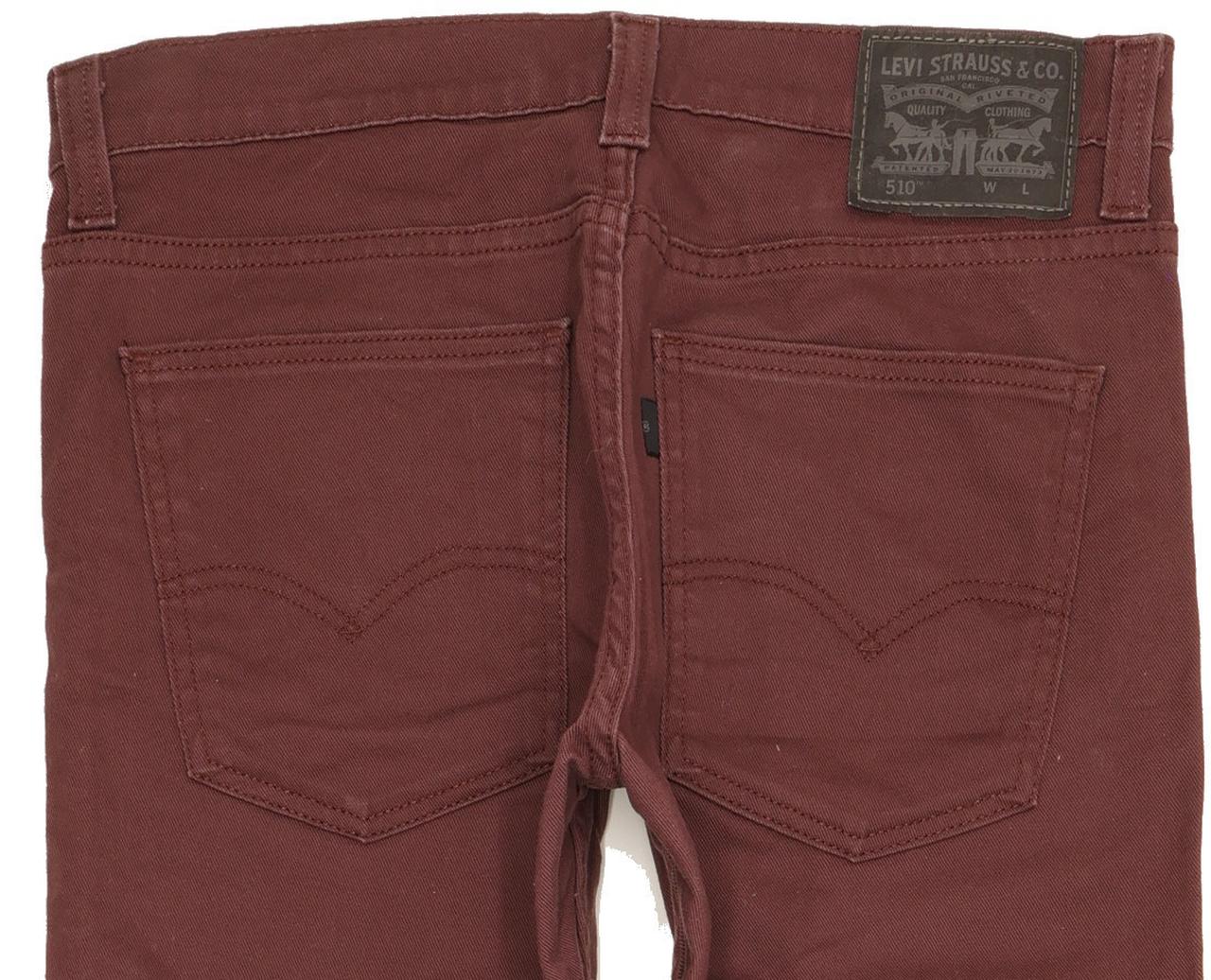 Levi's 510 Men Purple Skinny Slim Stretch Jeans W32 L33