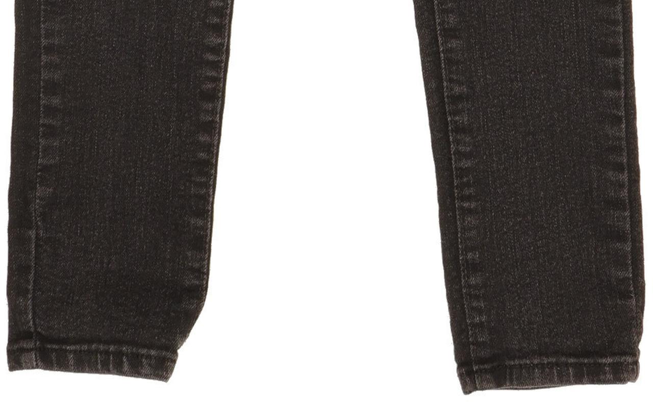 Levi's 711 Women Black Skinny Slim Stretch Jeans W26 L32