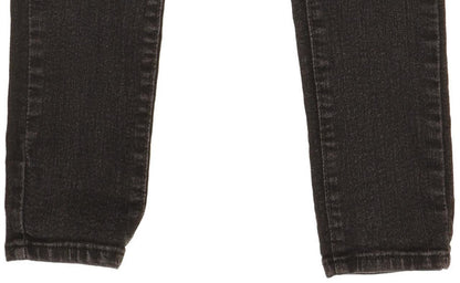 Levi's 711 Women Black Skinny Slim Stretch Jeans W26 L32