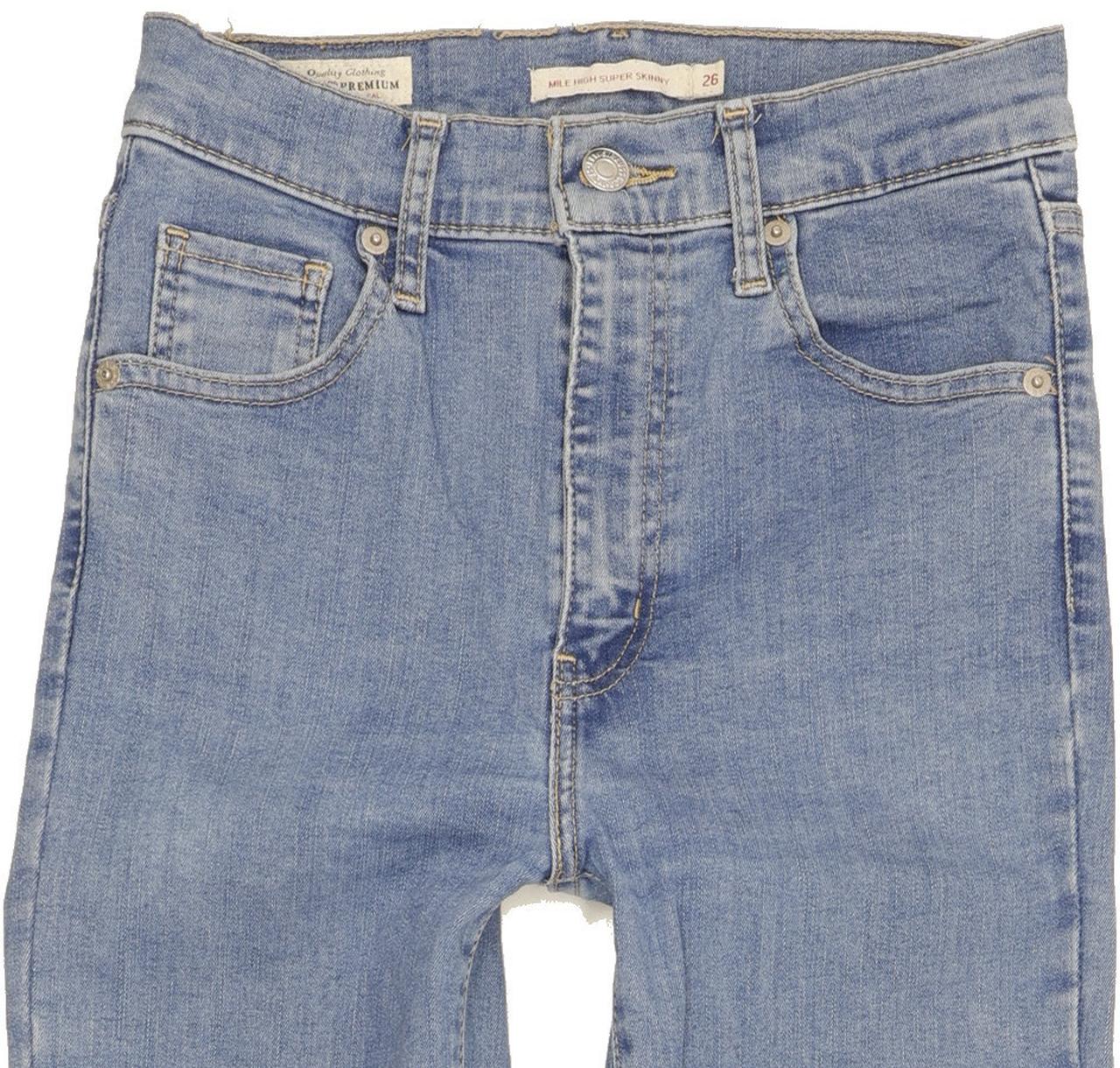 Levi's Mile Women Blue Skinny Slim Stretch Jeans W26 L28