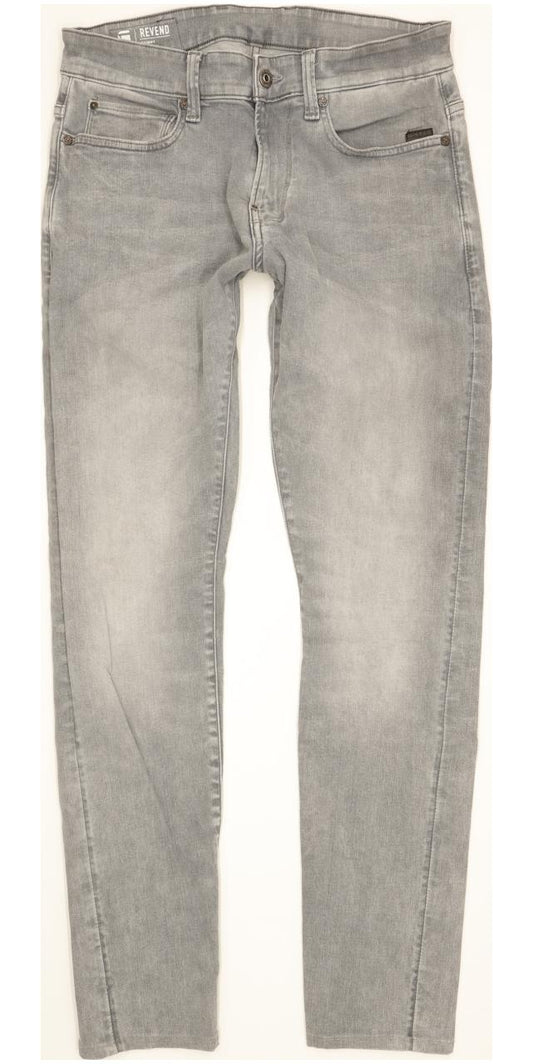 G-Star Revend Men Grey Skinny Slim Stretch Jeans W30 L31
