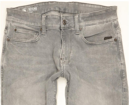 G-Star Revend Men Grey Skinny Slim Stretch Jeans W30 L31