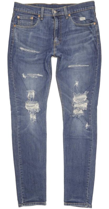 Levi's 512 Lo-Ball Men Blue Tapered Slim Jeans W33 L33