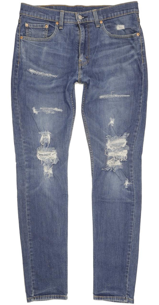 Levi's 512 Lo-Ball Men Blue Tapered Slim Jeans W33 L33