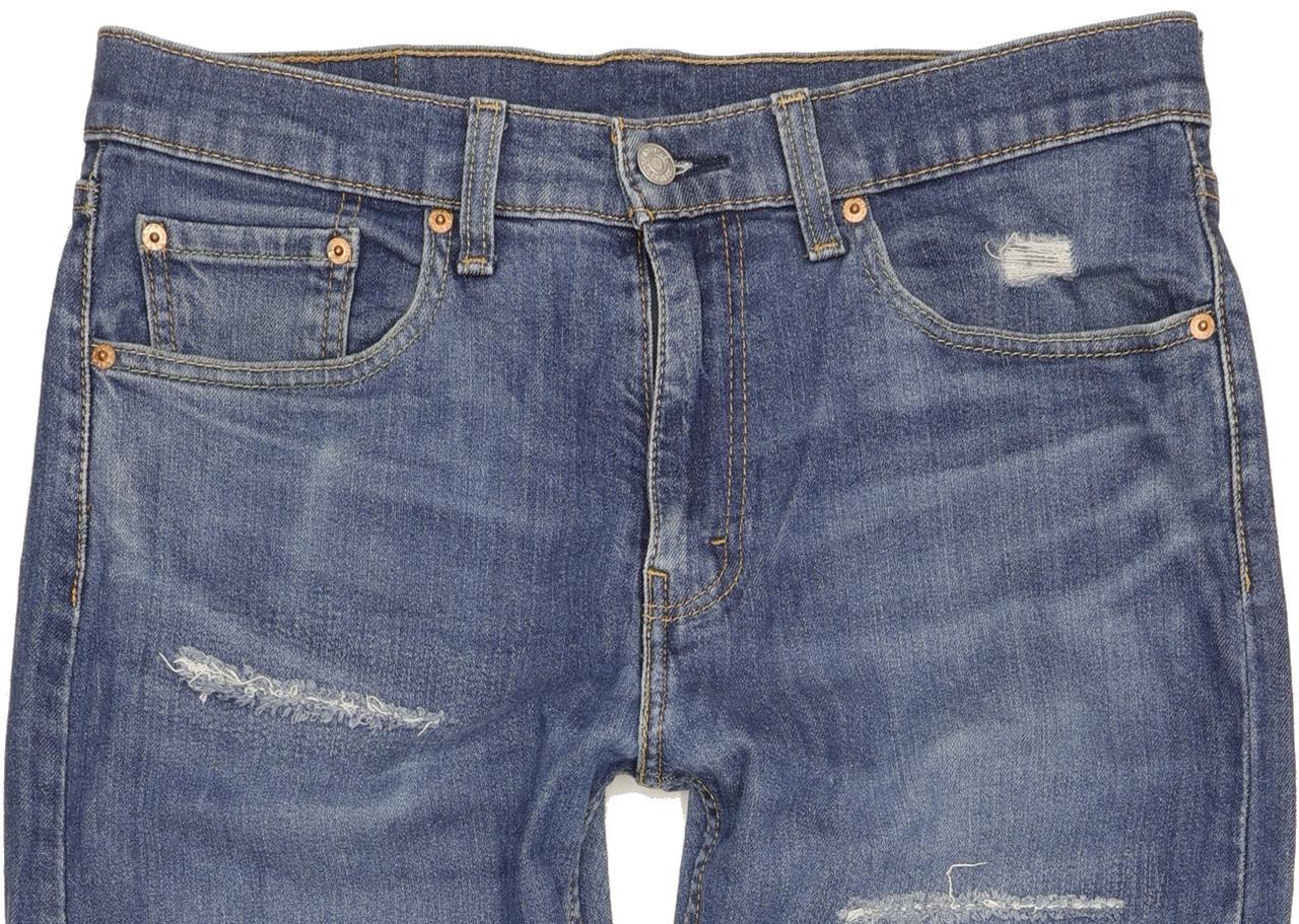 Levi's 512 Lo-Ball Men Blue Tapered Slim Jeans W33 L33