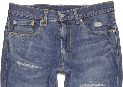 Levi's 512 Lo-Ball Men Blue Tapered Slim Jeans W33 L33