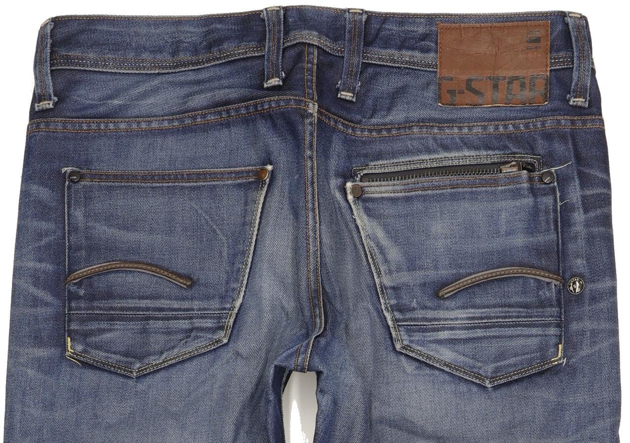 G-Star Men Blue Straight Regular Jeans W32 L33