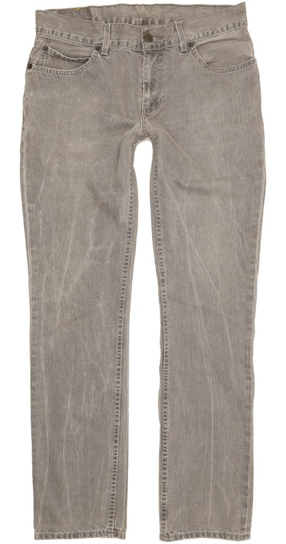 Levi's 511 Men Grey Straight Slim Jeans W34 L33