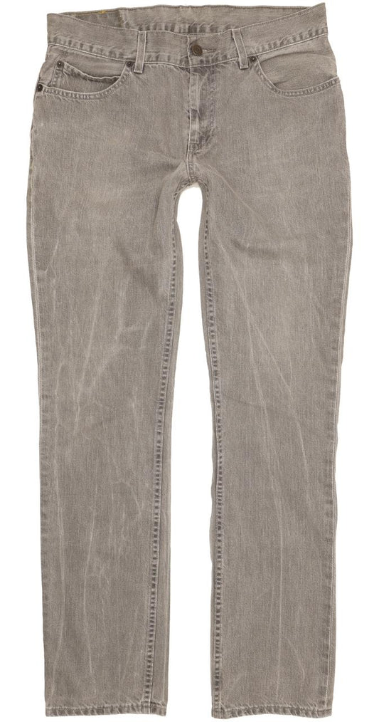 Levi's 511 Men Grey Straight Slim Jeans W34 L33