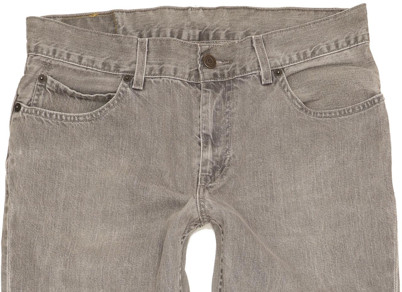 Levi's 511 Men Grey Straight Slim Jeans W34 L33