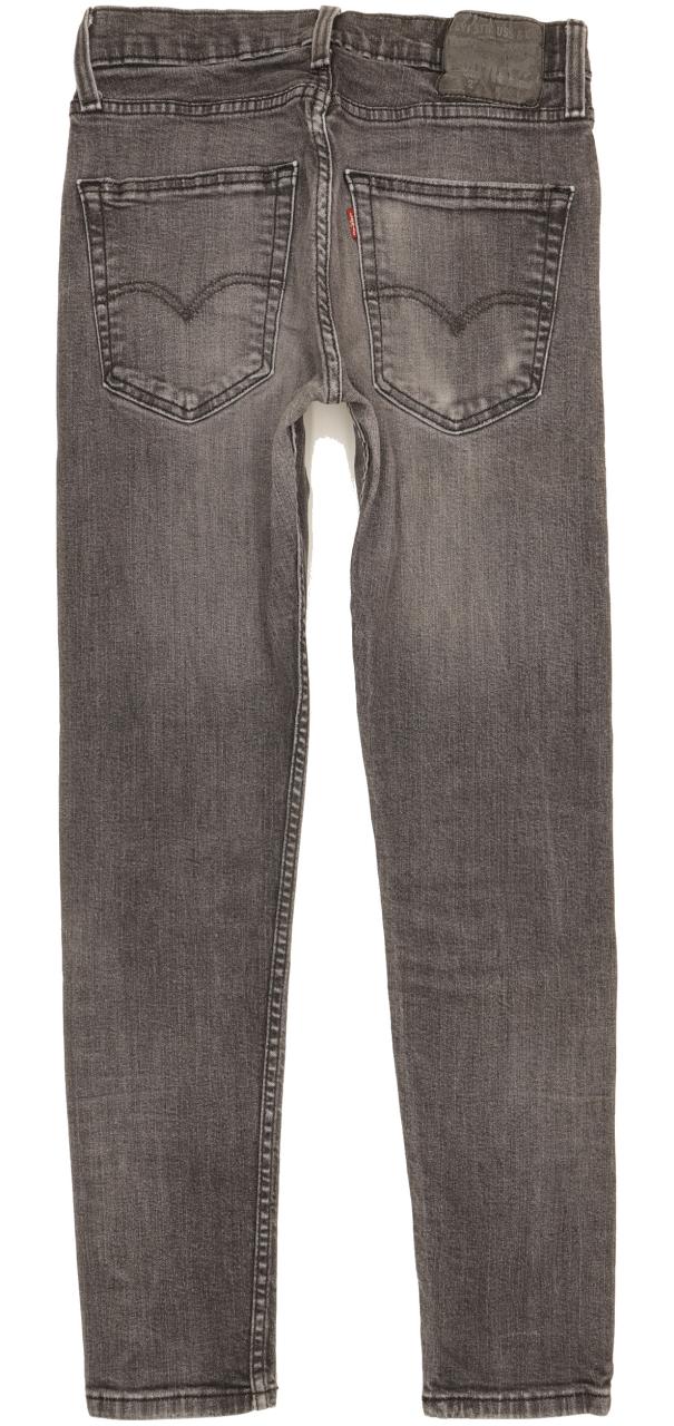 Levi's 512 Men Grey Tapered Slim Stretch Jeans W30 L29