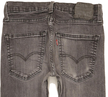 Levi's 512 Men Grey Tapered Slim Stretch Jeans W30 L29