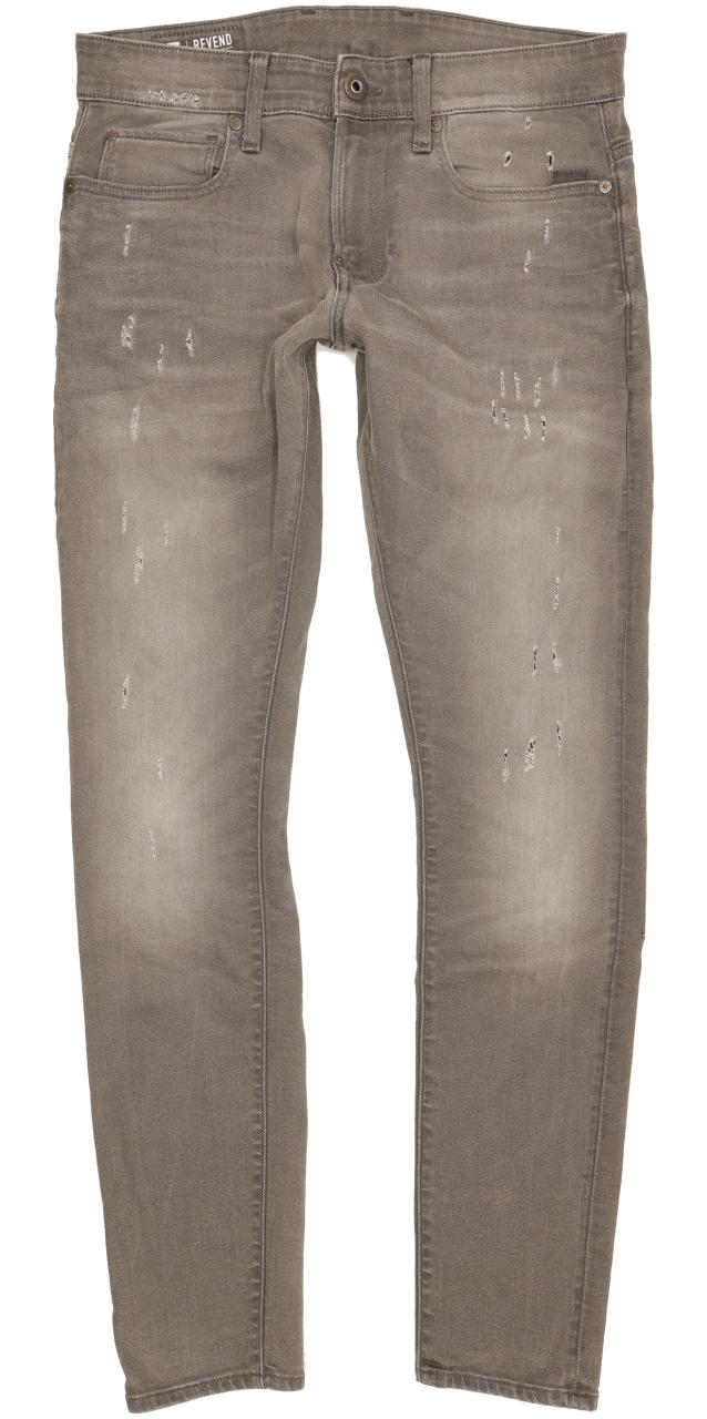 G-Star Revend Men Grey Skinny Slim Stretch Jeans W31 L32