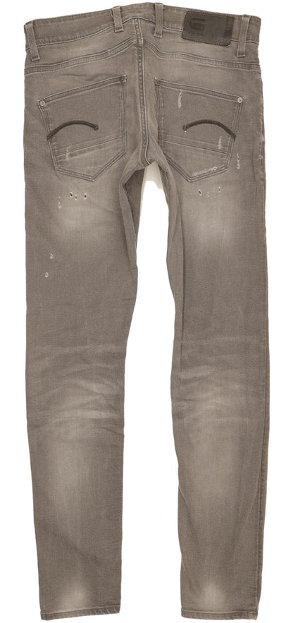 G-Star Revend Men Grey Skinny Slim Stretch Jeans W31 L32