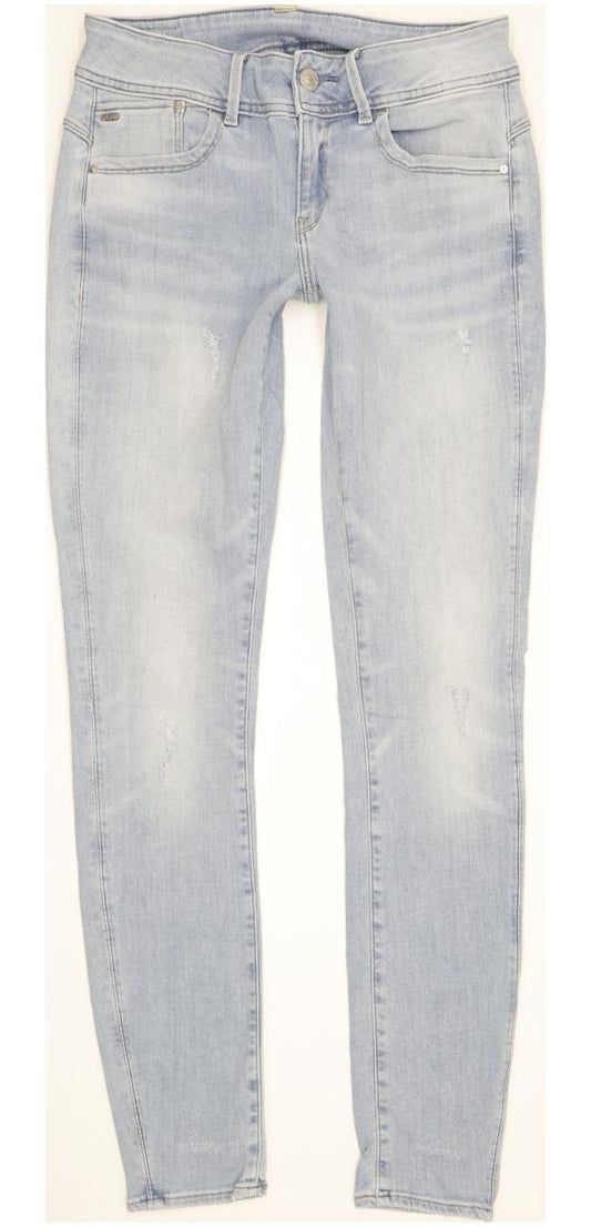 G-Star Lynn Mid Women Blue Skinny Slim Stretch Jeans W31 L33