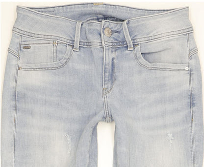G-Star Lynn Mid Women Blue Skinny Slim Stretch Jeans W31 L33