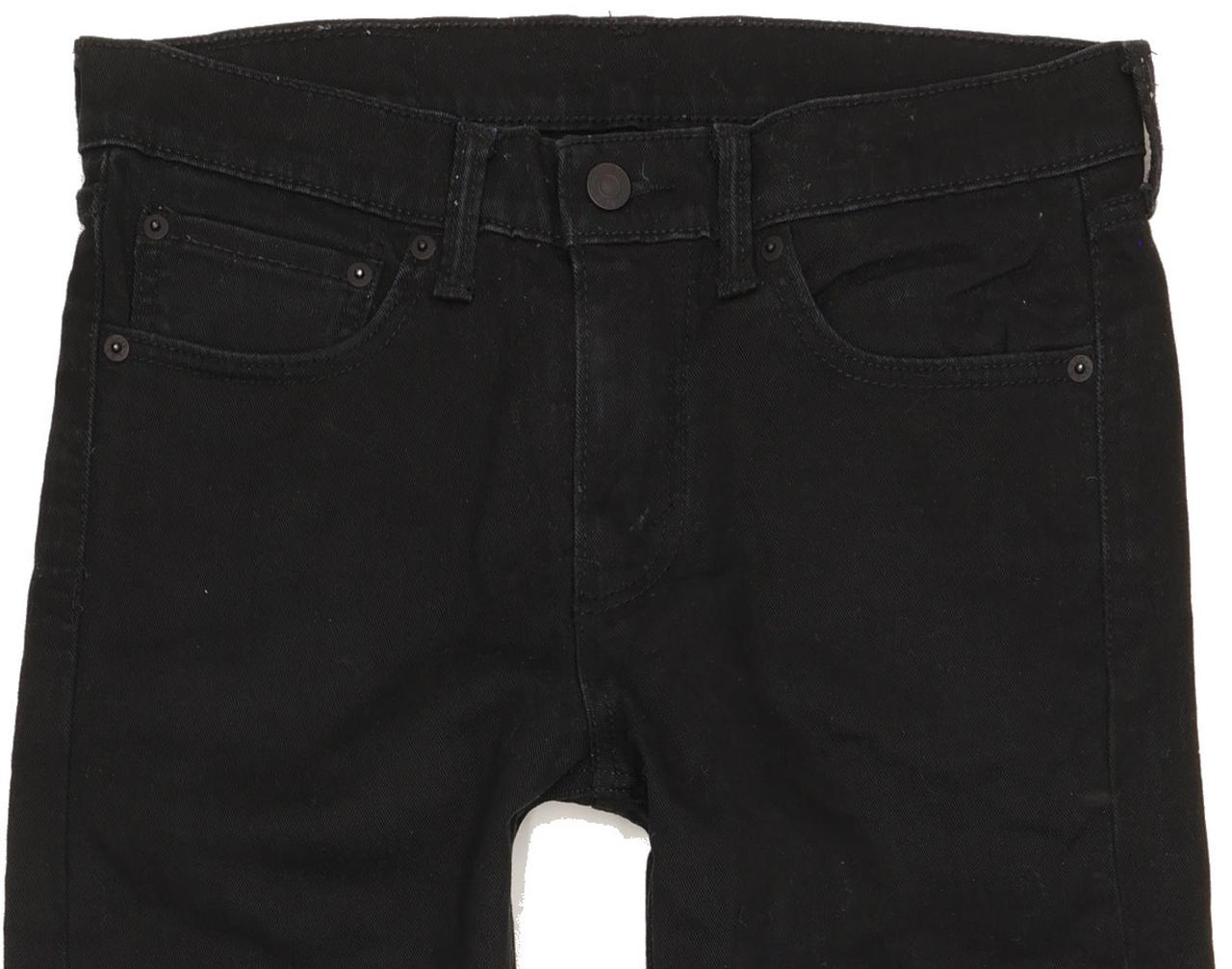 Levi's 510 Men Black Skinny Slim Stretch Jeans W31 L32