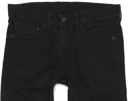 Levi's 510 Men Black Skinny Slim Stretch Jeans W31 L32