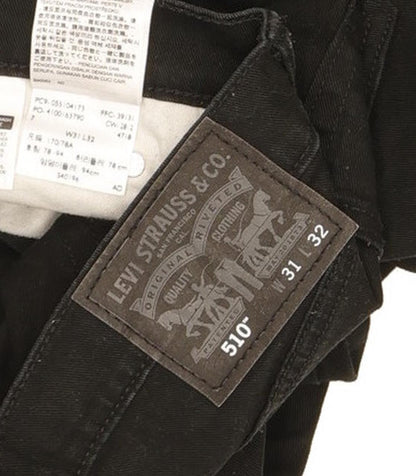 Levi's 510 Men Black Skinny Slim Stretch Jeans W31 L32