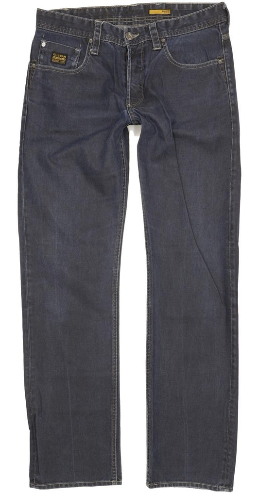 G-Star Porter Men Blue Straight Regular Jeans W32 L33