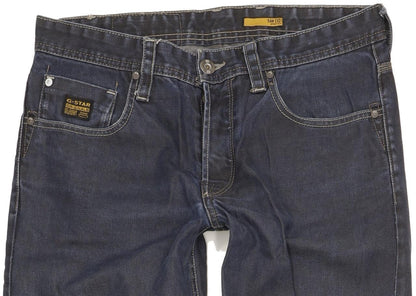 G-Star Porter Men Blue Straight Regular Jeans W32 L33