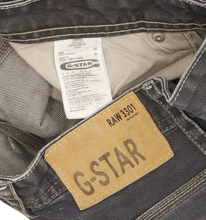 G-Star Porter Men Blue Straight Regular Jeans W32 L33