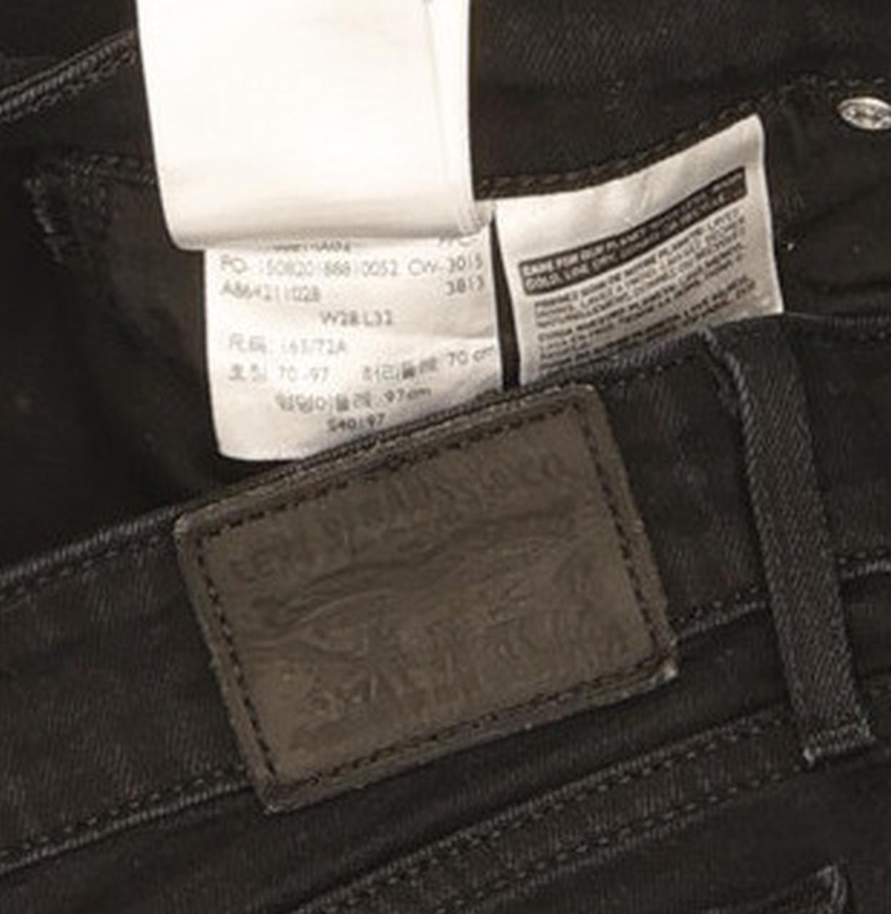 Levi's 711 Women Black Skinny Slim Stretch Jeans W28 L29