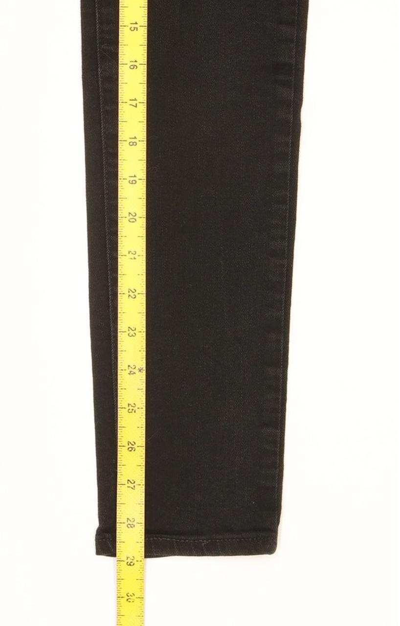 Levi's 711 Women Black Skinny Slim Stretch Jeans W28 L29