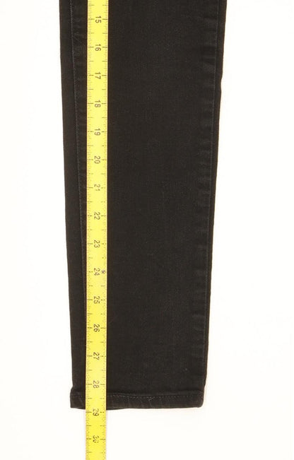 Levi's 711 Women Black Skinny Slim Stretch Jeans W28 L29