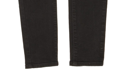 Levi's 711 Women Black Skinny Slim Stretch Jeans W28 L29